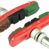 Alligator Rim Brake Pads 72mm For V-Brake Red