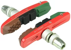 Alligator Rim Brake Pads 72mm For V-Brake Red