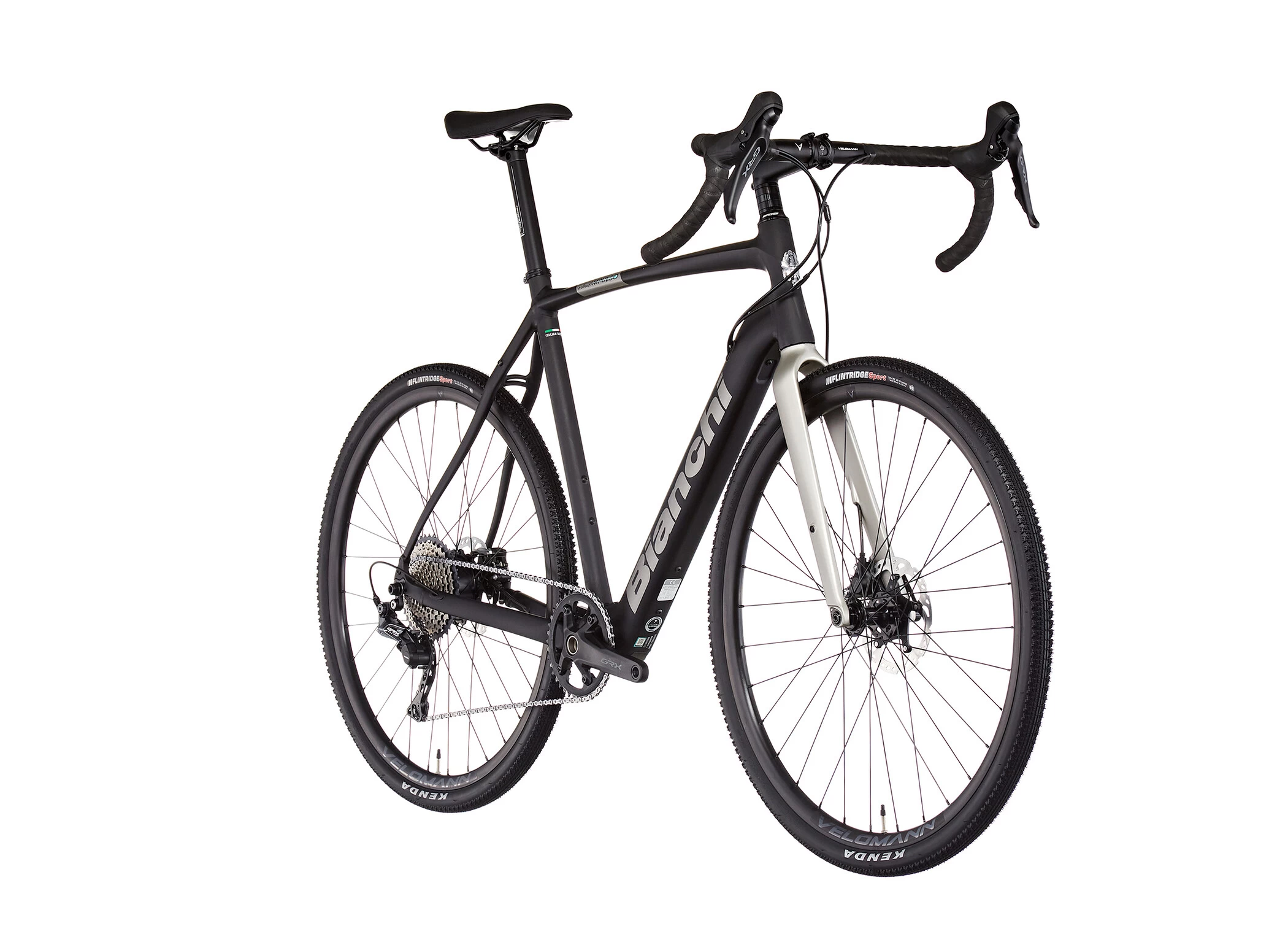 Bianchi Impulso E-Allroad GRX 600 Black/titanium Full Matt 1 Bianchi Impulso E-Allroad GRX 600 Black/titanium Full Matt