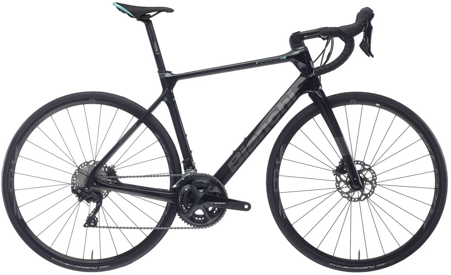 Bianchi Infinito XE Disc 105 Black/celeste Graphite Full Glossy 1 Bianchi Infinito XE Disc 105 Black/celeste Graphite Full Glossy