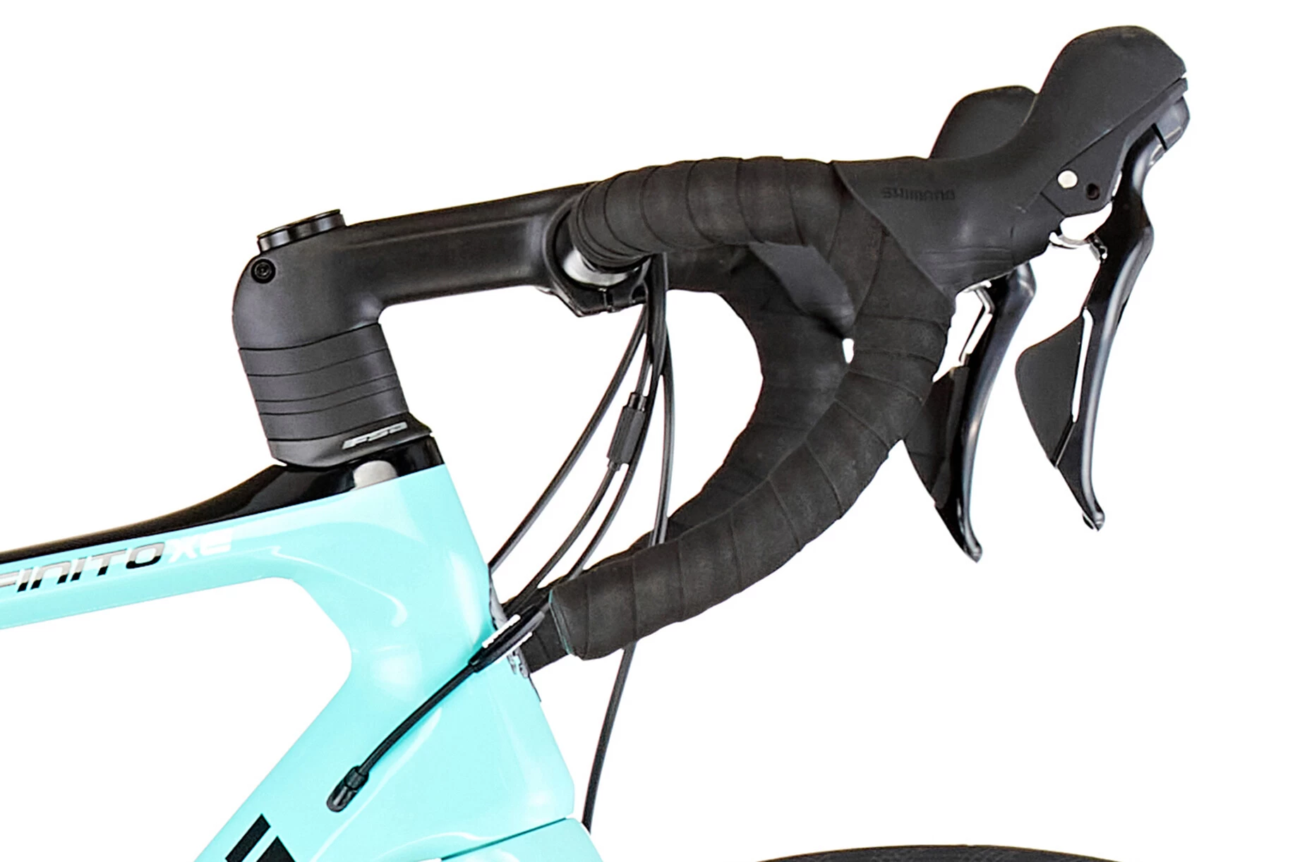 Bianchi Infinito XE Disc 105 Celeste/black Full Glossy 4 Bianchi Infinito XE Disc 105 Celeste/black Full Glossy - Image 4