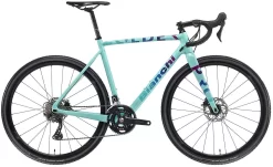 Bianchi Zolder Pro GRX 600 Celeste/purple Rainbow Full Glossy