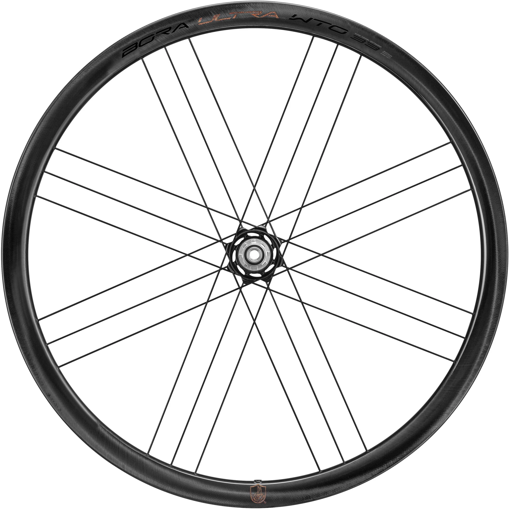 Campagnolo® Campagnolo Bora Ultra WTO 33 DB DCS Wheelset 28" 12x100/142mm HG 9-11-speed Clincher TLR 6 Campagnolo® Campagnolo Bora Ultra WTO 33 DB DCS Wheelset 28" 12x100/142mm HG 9-11-speed Clincher TLR - Image 6