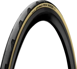 Continental GrandPrix 5000 Folding Tyre 28x1.10" Cream Skinwall Black