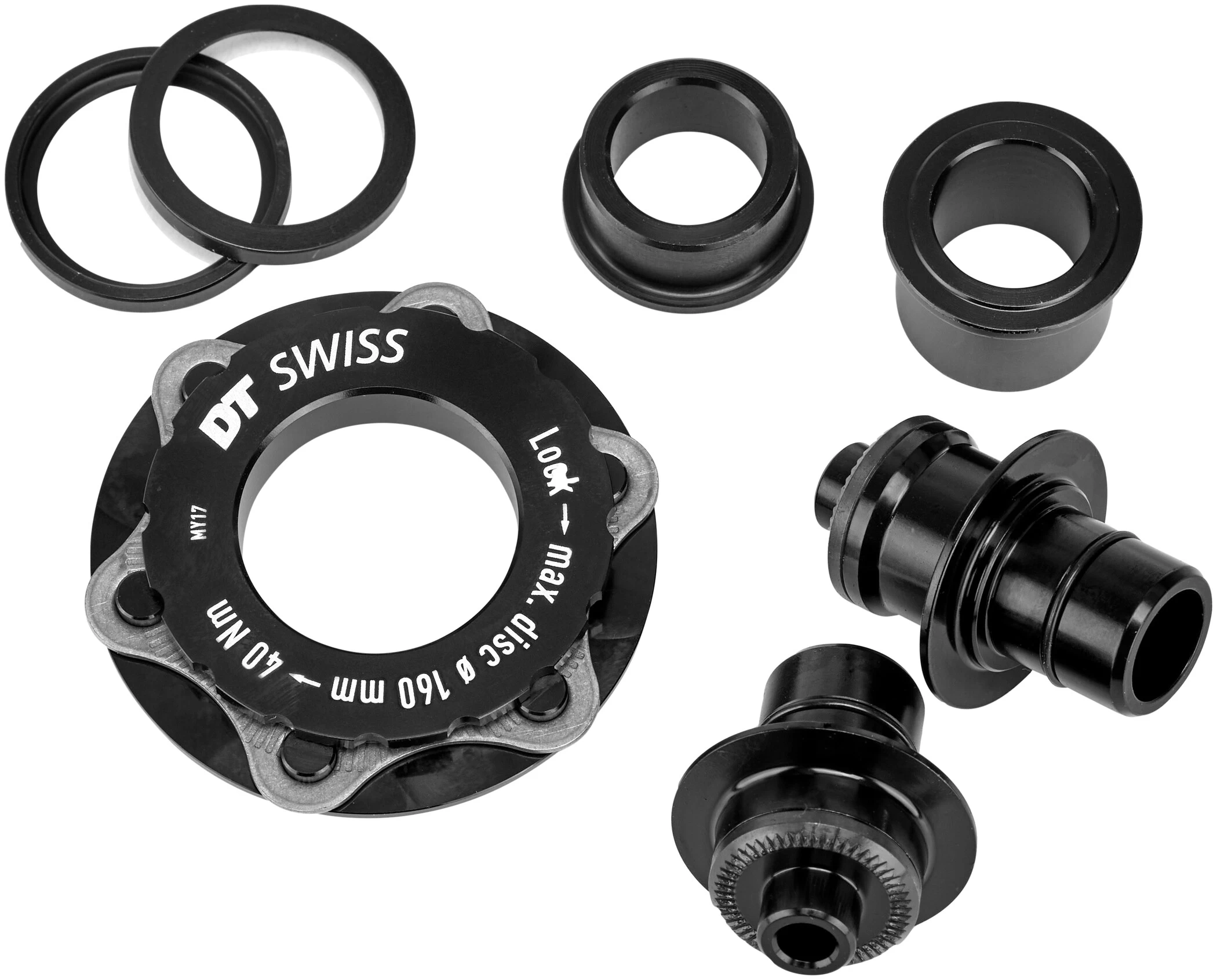 Dt-swiss DT Swiss PR 1600 Spline DB 23 Front Wheel Alu Center Lock 100/12mm TA Black 4 Dt-swiss DT Swiss PR 1600 Spline DB 23 Front Wheel Alu Center Lock 100/12mm TA Black - Image 4