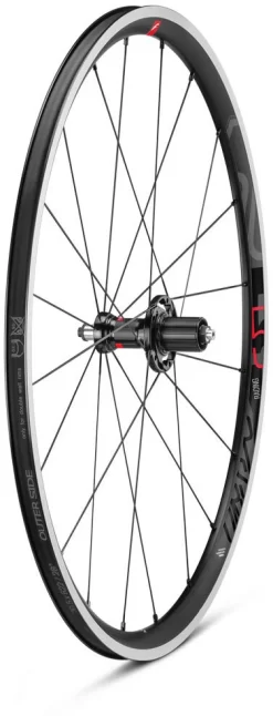 Fulcrum Racing 5 Wheelset Road 28" HG 8-11-speed Clincher Black/red -Professional Bicycle Store fulcrum racing 5 wheelset road 28 hg 8 11 speed clincher black red 3