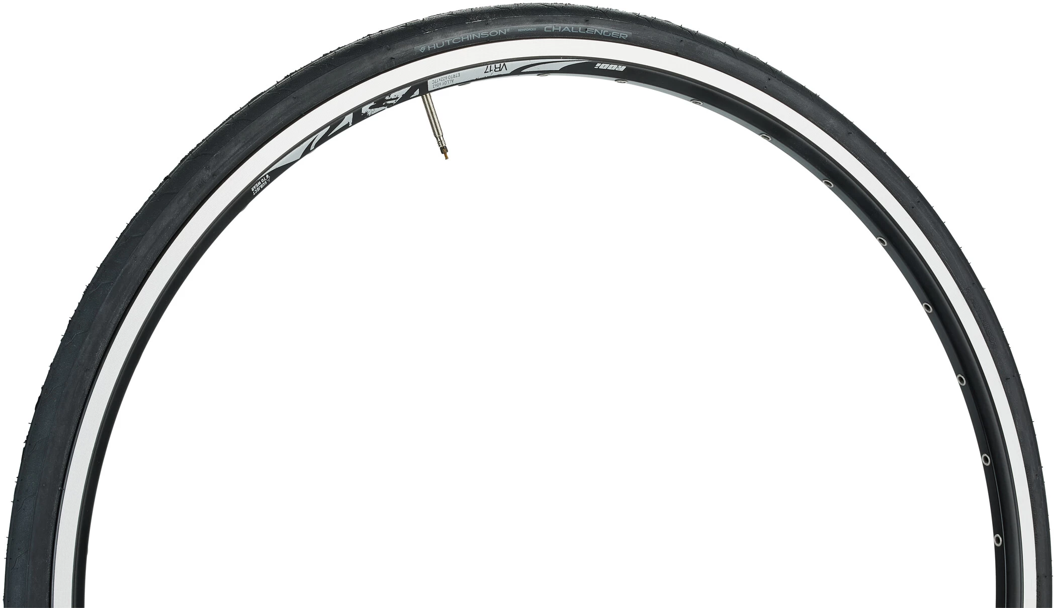 Hutchinson Challenger Folding Tyre 700x25C Black 1 Hutchinson Challenger Folding Tyre 700x25C Black