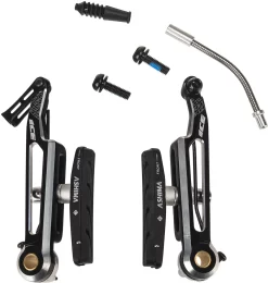 ICE Jaw 2.0 Pro V-Brake Caliper Red -Professional Bicycle Store ice jaw 20 pro v brake caliper black 3 2