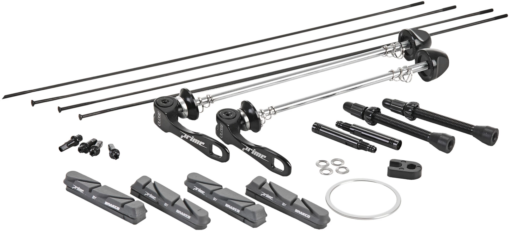 Prime Primavera 50 Carbon Rim Wheelset 28" 10/11/12-speed Black 9 Prime Primavera 50 Carbon Rim Wheelset 28" 10/11/12-speed Black - Image 9