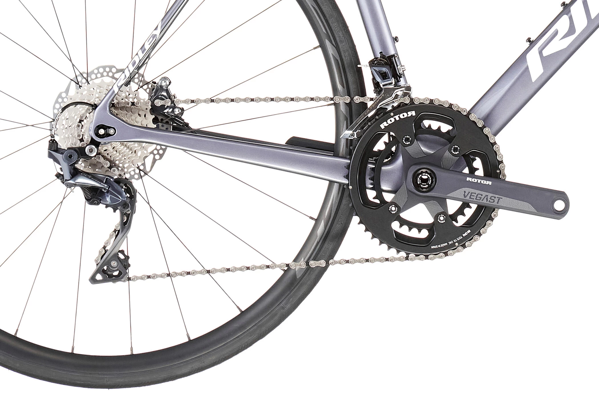 Ridley Bikes Fenix Disc Ultegra Arctic Grey Metallic 6 Ridley Bikes Fenix Disc Ultegra Arctic Grey Metallic - Image 6