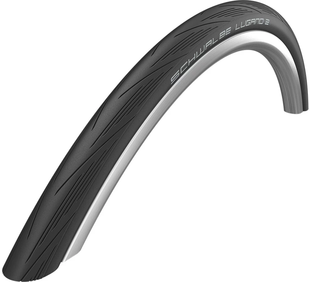 SCHWALBE Lugano II Clincher Tyre 700x25C Active K-Guard Black 1 SCHWALBE Lugano II Clincher Tyre 700x25C Active K-Guard Black