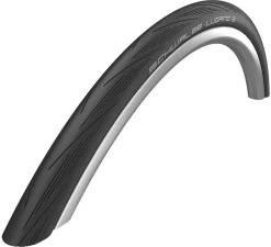SCHWALBE Lugano II Folding Tyre 700x25C Active K-Guard Red Stripes