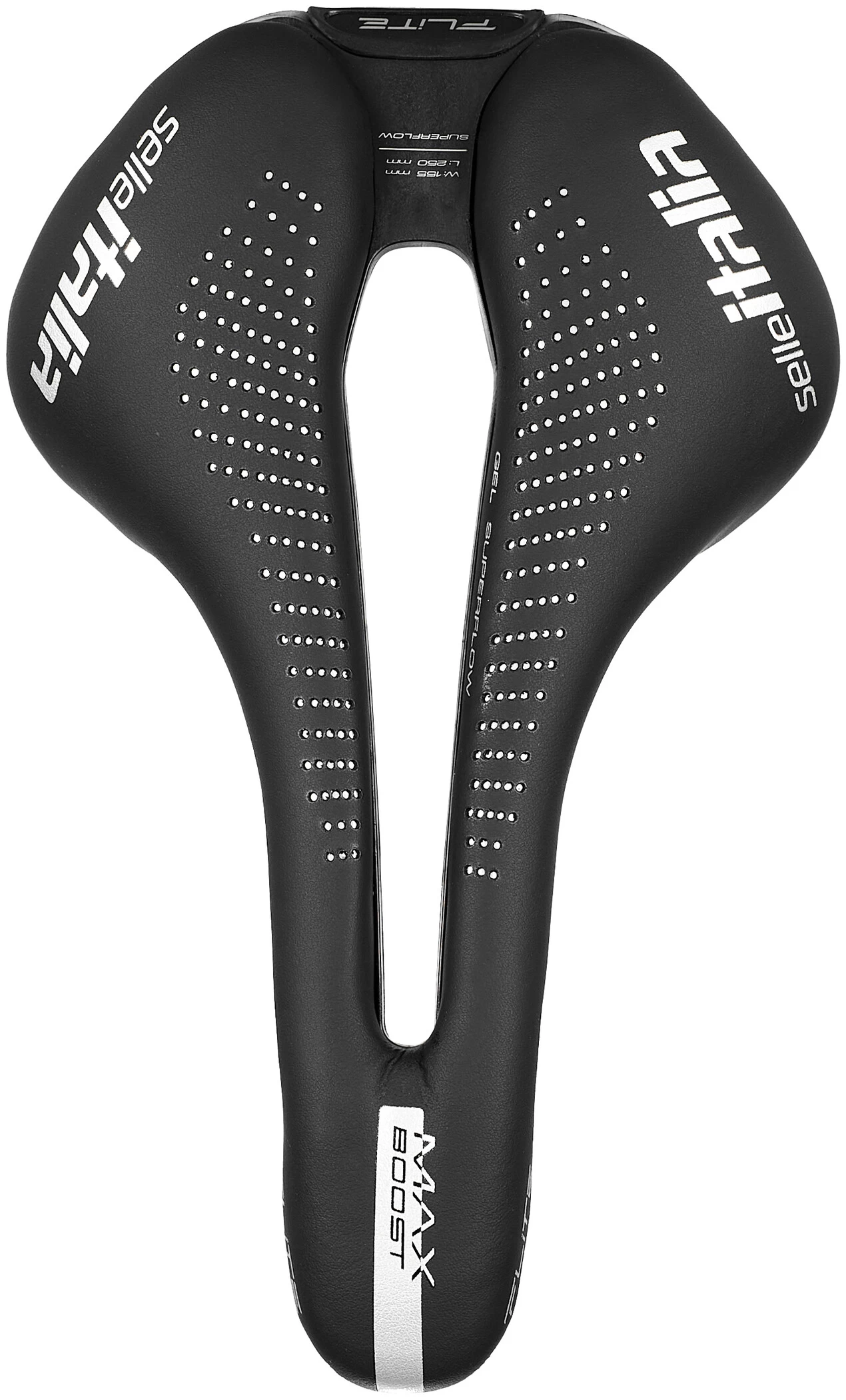 Selle Italia Max Flite Boost Gel TI Superflow Saddle Black 4 Selle Italia Max Flite Boost Gel TI Superflow Saddle Black - Image 4