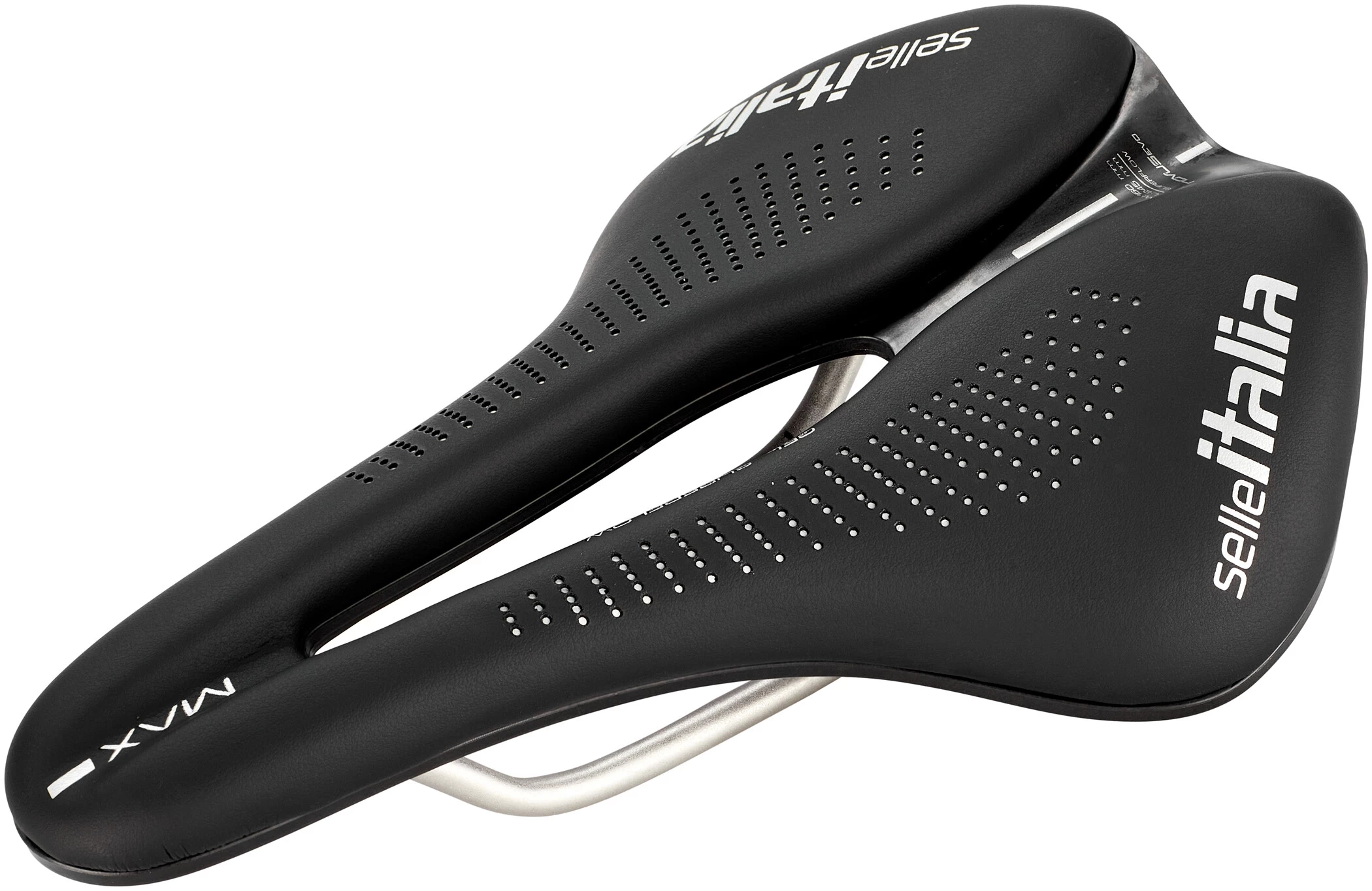 Selle Italia Max Novus EVO Boost TI316 Superflow Saddle Black 1 Selle Italia Max Novus EVO Boost TI316 Superflow Saddle Black