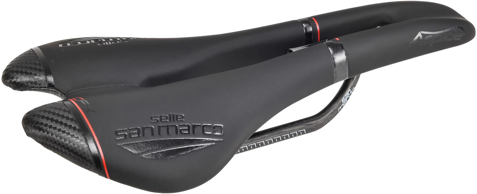 Selle San Marco Aspide Carbon FX Saddle Open-Fit Black 2 Selle San Marco Aspide Carbon FX Saddle Open-Fit Black - Image 2