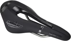 Selle San Marco Shortfit Racing Saddle Open-Fit Black/white/red
