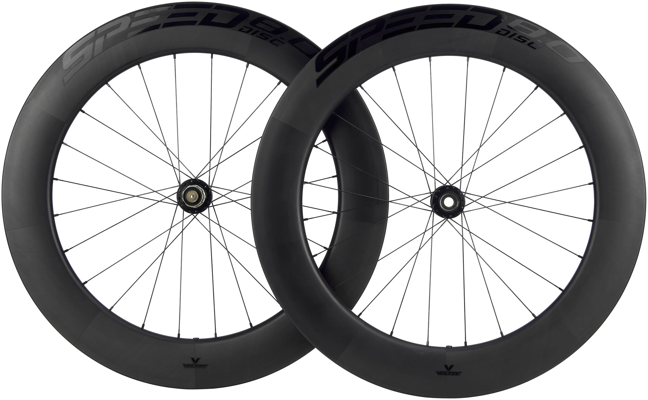 Veltec Speed 8.0 Road Wheelset 83mm Disc Brake QR Shimano Black 1 Veltec Speed 8.0 Road Wheelset 83mm Disc Brake QR Shimano Black