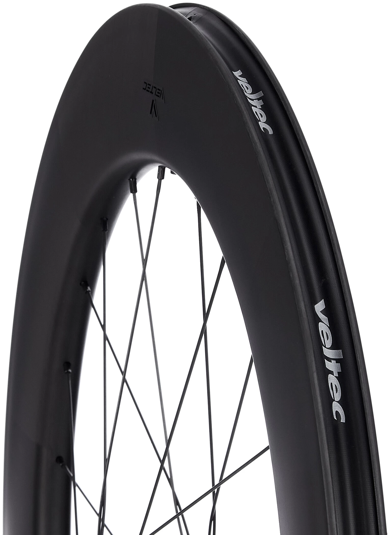 Veltec Speed 8.0 Road Wheelset 83mm Disc Brake QR Shimano Black 2 Veltec Speed 8.0 Road Wheelset 83mm Disc Brake QR Shimano Black - Image 2