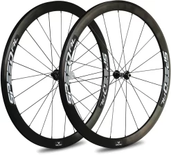 Veltec Speed AL Road Wheelset 42mm Rim Brake QR XDR White