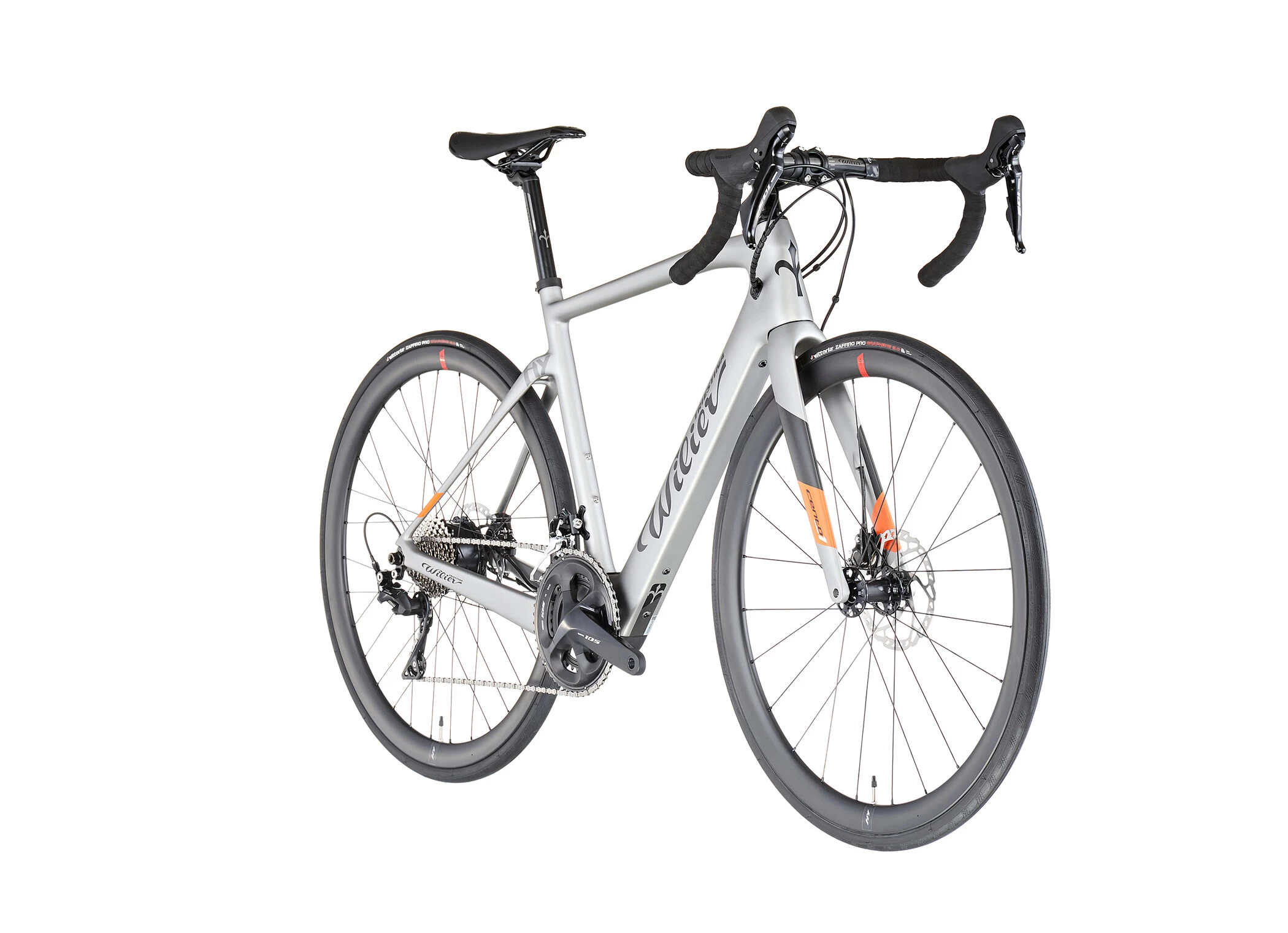 Wilier Cento1 Hybrid AIR38 Grey/black/orange/matt 1 Wilier Cento1 Hybrid AIR38 Grey/black/orange/matt