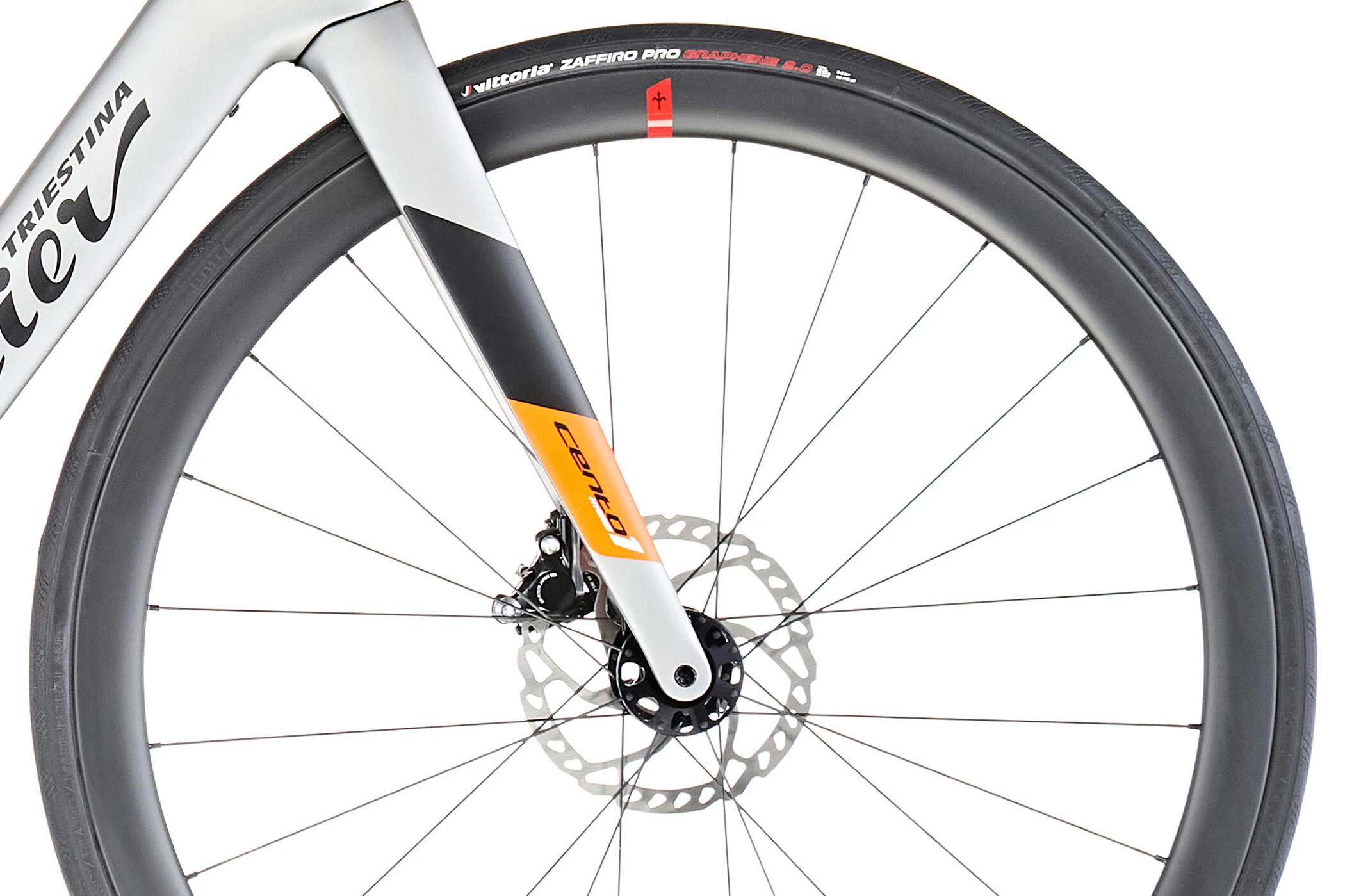 Wilier Cento1 Hybrid AIR38 Grey/black/orange/matt 5 Wilier Cento1 Hybrid AIR38 Grey/black/orange/matt - Image 5