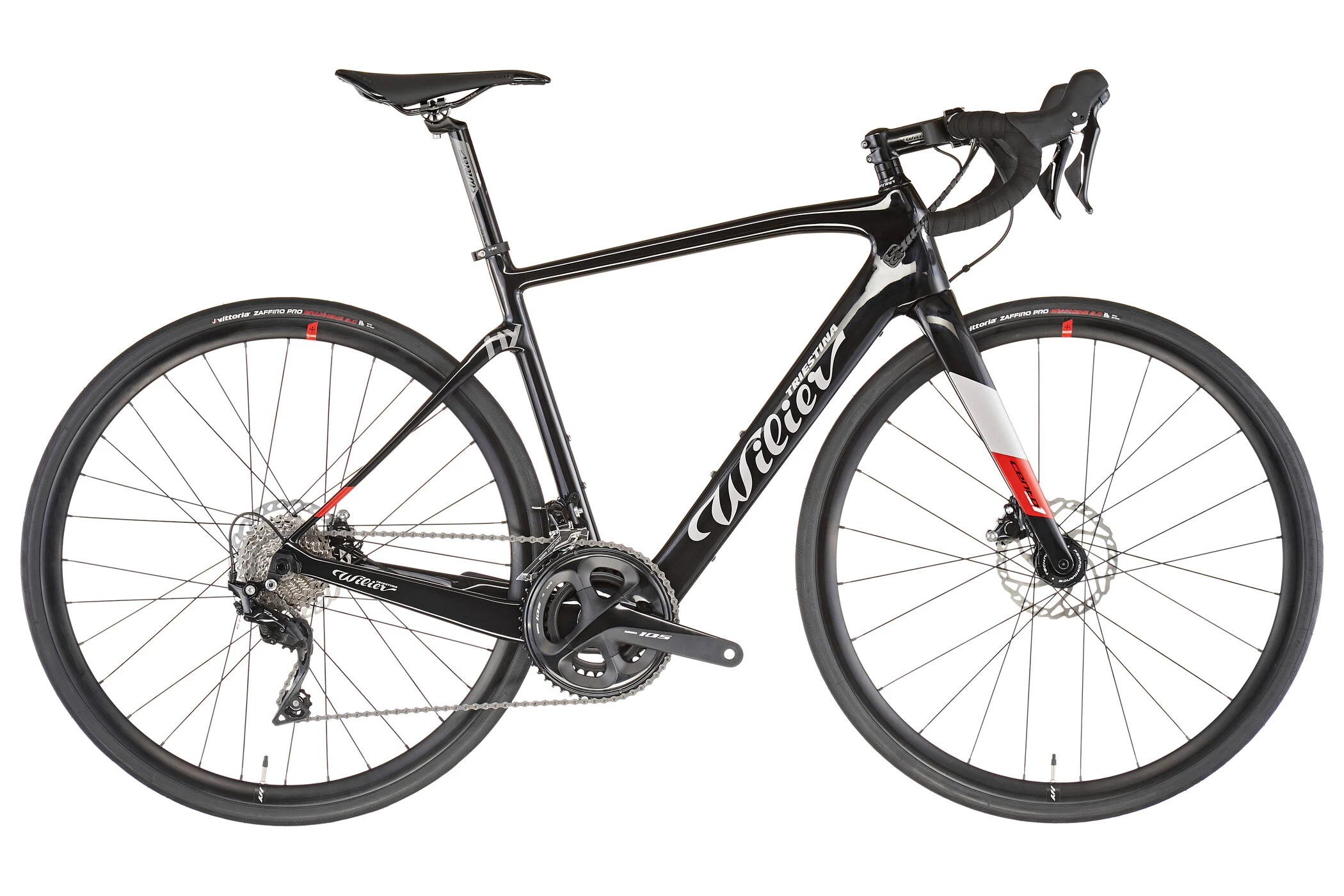 Wilier Cento1 Hybrid NDR28 Black/grey/red/glossy 2 Wilier Cento1 Hybrid NDR28 Black/grey/red/glossy - Image 2