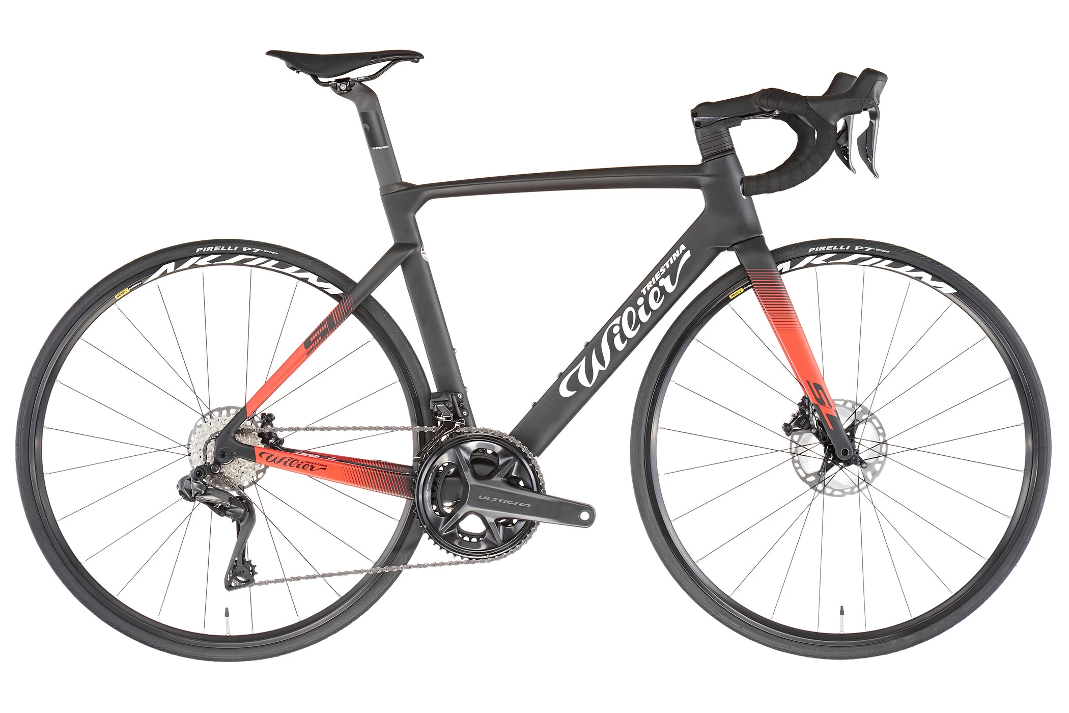 Wilier Cento10 SL Disc Ultegra Black/red/matt 2 Wilier Cento10 SL Disc Ultegra Black/red/matt - Image 2