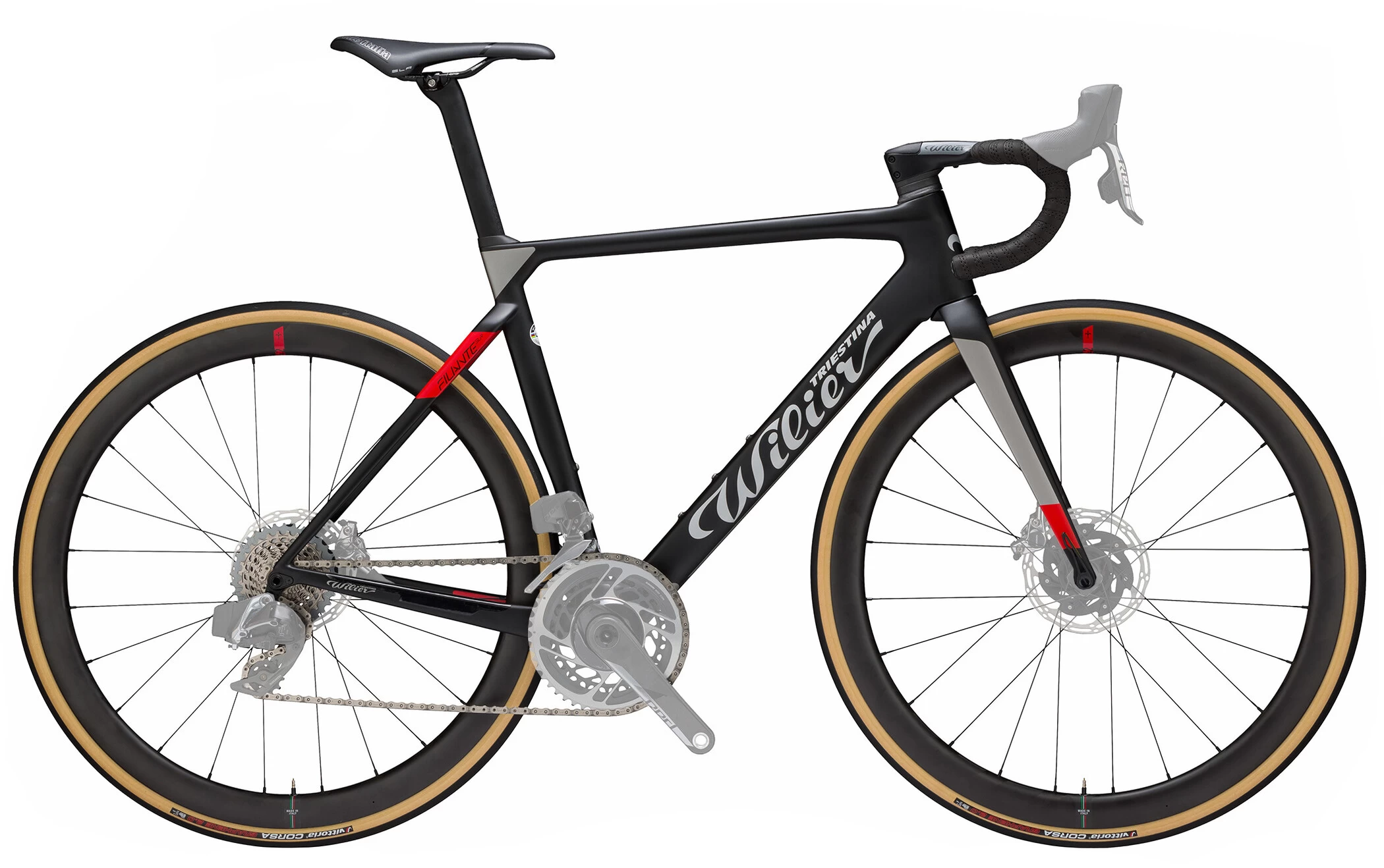 Wilier Filante Ultegra Di2 Black/red Matte 9 Wilier Filante Ultegra Di2 Black/red Matte - Image 9