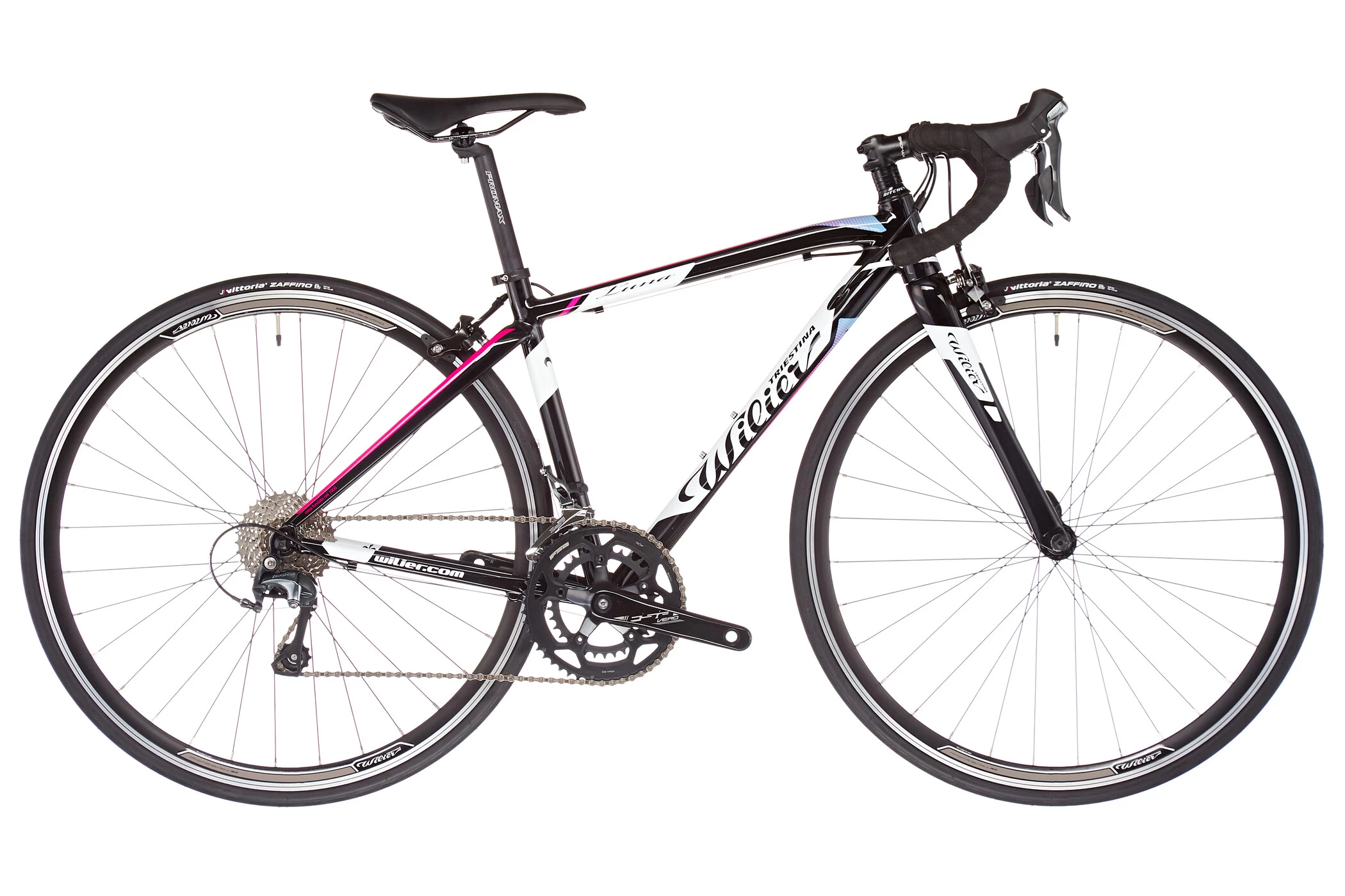 Wilier Luna Tiagra Black/white/pink 2 Wilier Luna Tiagra Black/white/pink - Image 2