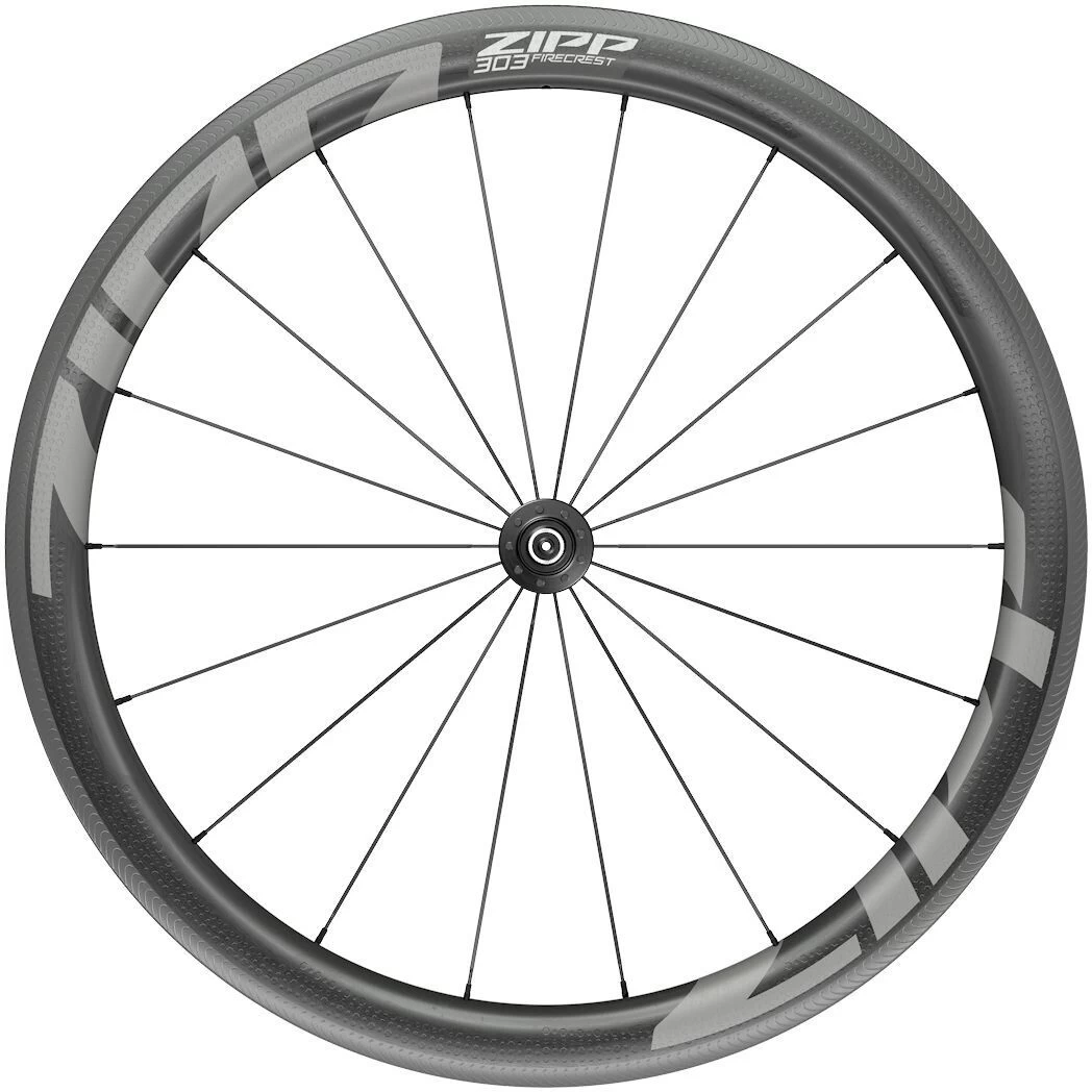 Zipp 303 Firecrest Front Wheel 28" 100mm Carbon Tubular QR Black 5 Zipp 303 Firecrest Front Wheel 28" 100mm Carbon Tubular QR Black - Image 5