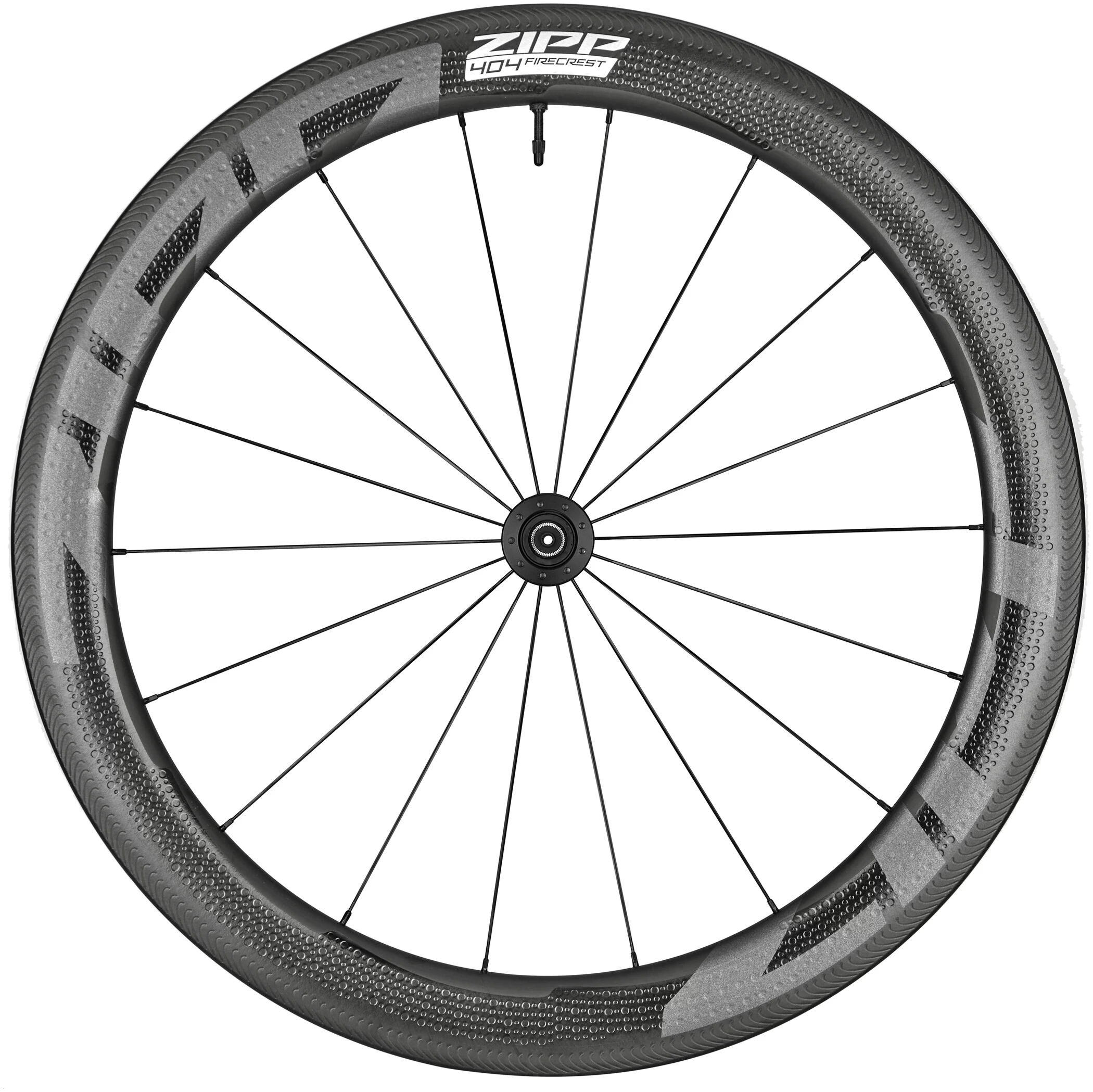 Zipp 404 Firecrest Front Wheel 28" 100mm Carbon Clincher Tubeless QR Black 1 Zipp 404 Firecrest Front Wheel 28" 100mm Carbon Clincher Tubeless QR Black