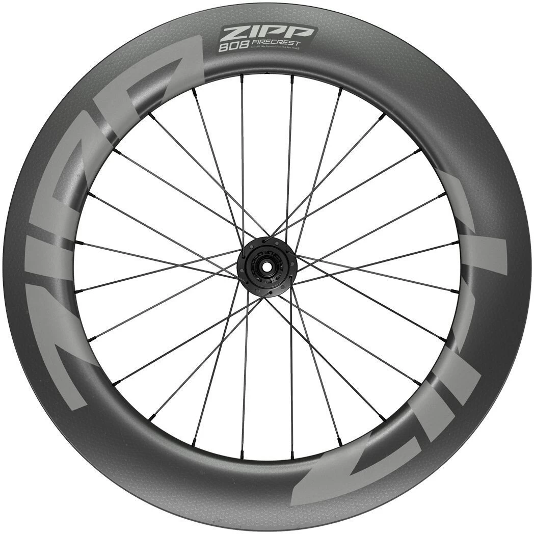 Zipp 808 Firecrest Rear Wheel 28" 12x142mm Carbon Disc CL Tubeless Shimano Black 1 Zipp 808 Firecrest Rear Wheel 28" 12x142mm Carbon Disc CL Tubeless Shimano Black