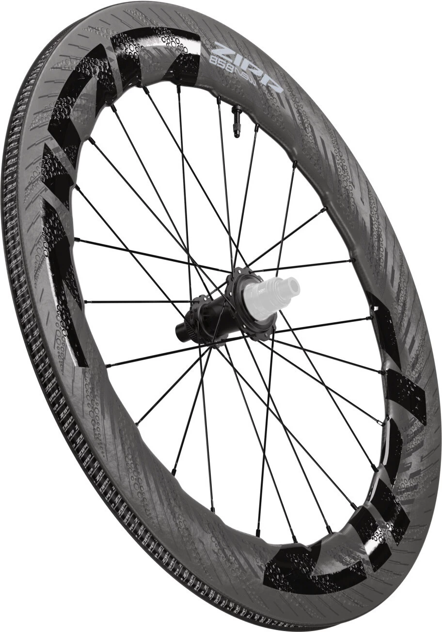 Zipp 858 NSW Disc Rear Wheel 28" 12x142mm Carbon CL TLR SRAM/Shimano Road 2 Zipp 858 NSW Disc Rear Wheel 28" 12x142mm Carbon CL TLR SRAM/Shimano Road - Image 2